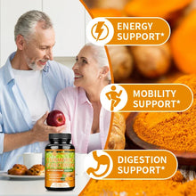 Turmeric Curcumin 95% capsule formula bottle for antioxidant support, wellness routines, and daily nutritional supplementation.