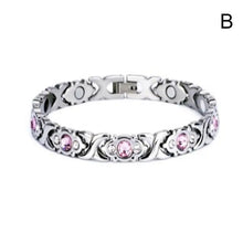 Twisted metal Magnetic Energy Bangle bracelet for daily wrist styling, casual wear, and accessory use.