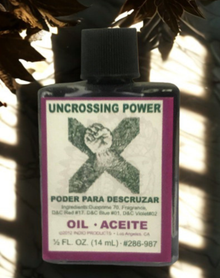 Uncrossing Power Wish Oil anointing oil bottle for blessing, uncrossing work, and focused spiritual use.