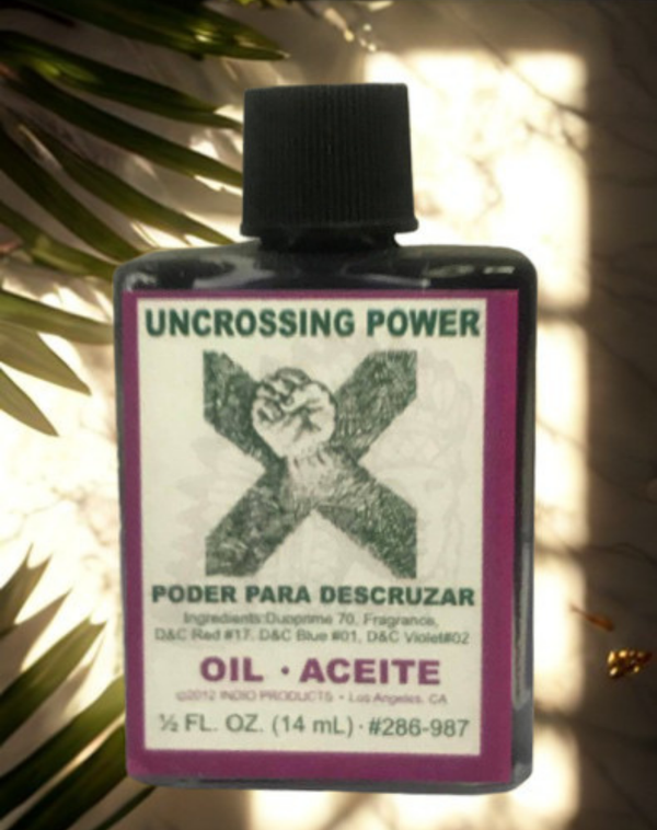 Uncrossing Power Wish Oil bottle for spiritual cleansing, wish work, and ritual use.