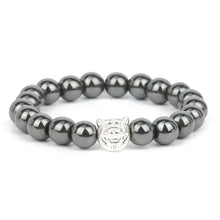Unisex Hematite stretch bracelet magnetic therapy style for easy everyday wear, travel accessorizing, and casual fashion use.