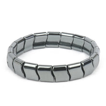 Unisex Magnetic Therapy Bracelet with hematite beads for daily accessorizing, casual outfit coordination, and regular wristwear use.