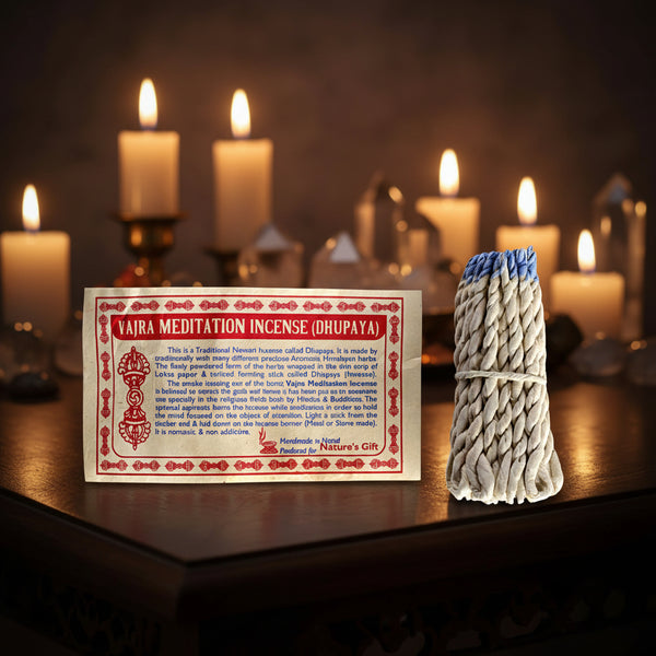 Vajra Meditation Tibetan Rope Incense 35 ropes for meditation, mindfulness, and daily practice.