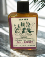 Van Van Wish Oil spiritual oil bottle for luck work, making wishes, and focused manifestation use.