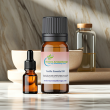 Vanilla Essential Oil for diffuser use, mood-lifting aromatherapy, and sweet warm home fragrance.