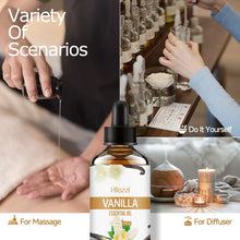Vanilla fragrance oil bottle for crafts, home scenting, and DIY aromatic projects.