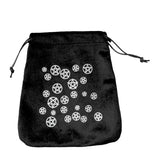 Tree of Life velvet tarot accessory bag for holding tarot decks, crystals, and spiritual reading essentials.