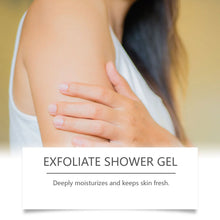 Viareline Exfoliating & Moisturizing Body Shower Gel 100ml packaging and product detail.