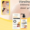 Viareline Exfoliating & Moisturizing Body Shower Gel 100ml main product shot with packaging.