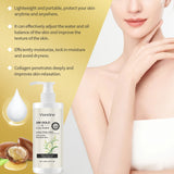 Viareline Floral Collagen Body Lotion with product and benefits text on a white background.