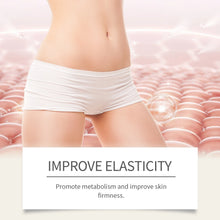 Viareline Floral Collagen Body Lotion for improving skin elasticity and firmness on a pink background.