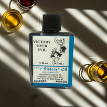 Victory Over Evil Wish Oil protection oil bottle for spiritual defense, cleansing, and daily ritual practice.