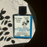Victory Over Evil Wish Oil ritual oil bottle for prayer, spellwork, and overcoming negative energy.