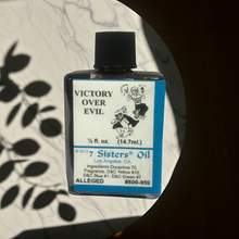 Victory Over Evil Wish Oil ritual oil bottle for prayer, spellwork, and overcoming negative energy.