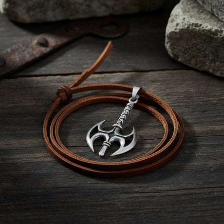 Viking Norse Large Axe Pendant necklace jewelry