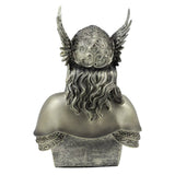 Viking Valkyrie statue bust display piece for Nordic decor, mantel styling, and collector showcase use.