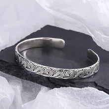 Retro Wave Cloud cuff bracelet for vintage-inspired looks, outfit styling, and accessory layering.