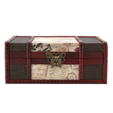 Vintage oriental wood jewelry box for storing fine jewelry, small treasures, and collectible items.