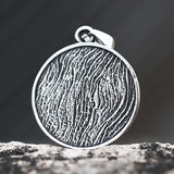 Vintage Tree of Life stainless steel charm pendant for symbolic wear, layered necklace styling, and personal expression.