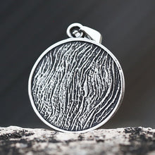 Vintage Tree of Life stainless steel charm pendant for symbolic wear, layered necklace styling, and personal expression.