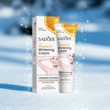 SADOER Vitamin C skin lotion bottle for moisturizing dry skin, supporting smooth texture, and everyday body care.