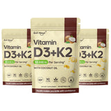 Vitamin D3K2 soft capsule vitamins for supporting calcium absorption and regular dietary supplementation.