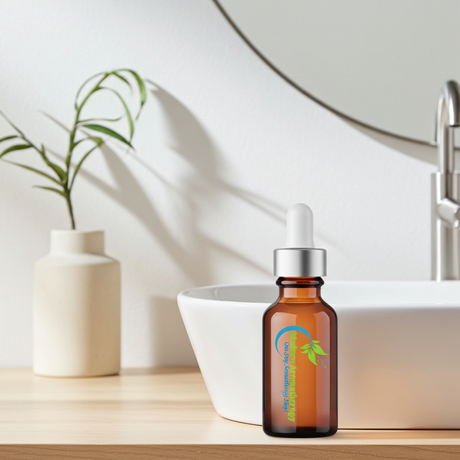 Vitamin E carrier oil bottle for skincare, moisturizing, and DIY beauty blends.