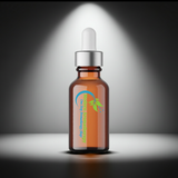 Vitamin E carrier oil bottle for hair conditioning, scalp care, and skin moisturizing.
