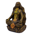 Volcanic Stone Statue Chakra Goddess figurine for chakra balancing, meditation, and spiritual decor.