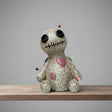 Voodoo Doll cone incense burner for burning incense cones during ritual and altar use, front view