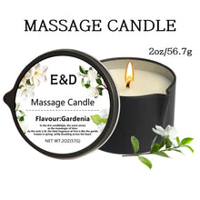 Warm Massage Oil Candle jar candle for spa massage, stress relief, and moisturizing body care.