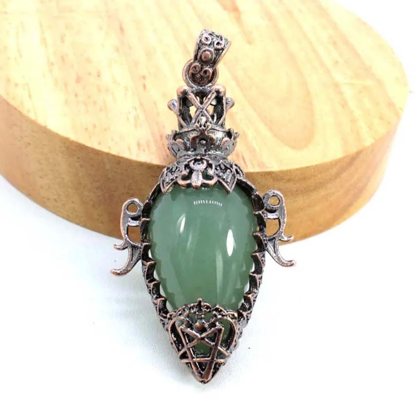 Water Drop Crystal Dowsing Pendulum for dowsing, divination, and energy work.