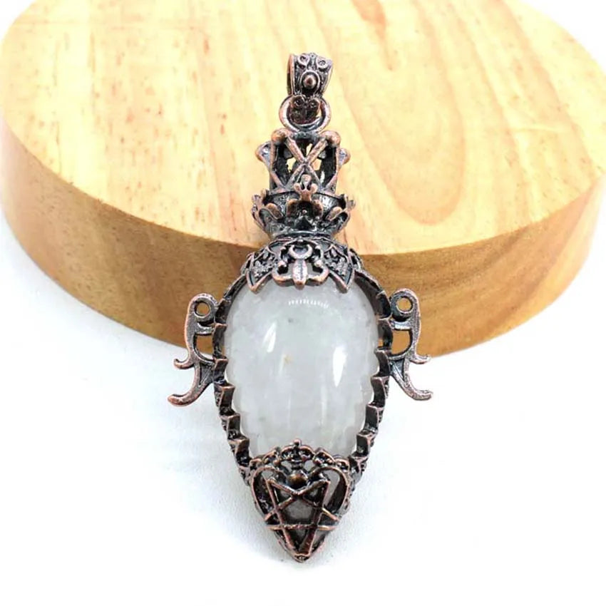 Water Drop Crystal Dowsing Pendulum for dowsing, divination, and energy work.