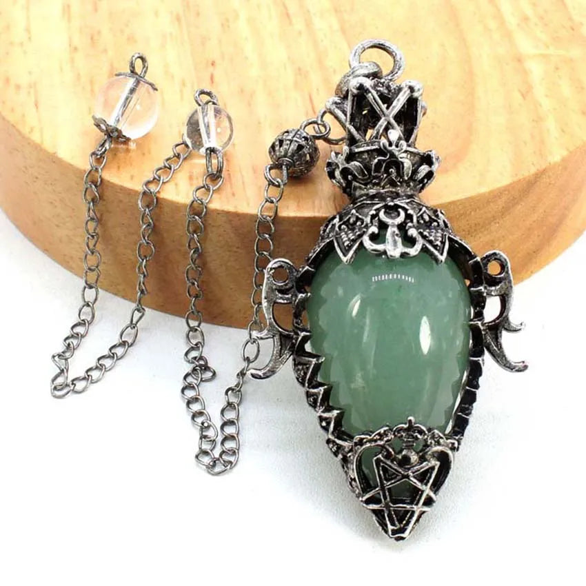 Water Drop Crystal Dowsing Pendulum for dowsing, divination, and energy work.