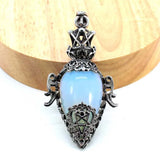 Water Drop Crystal Pendulum Pendant for dowsing, divination, and energy work.