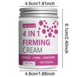 Water Ice Levin 4-in-1 Firming Body Cream 100g container with product dimensions on white background.