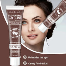 Water Ice Levin caffeine anti-aging eye cream for reducing wrinkles, fine lines, and visible signs of aging around the eyes.