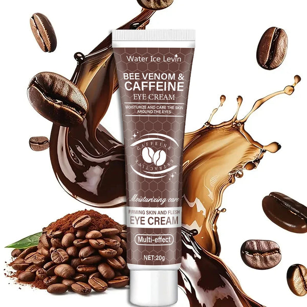 Water Ice Levin Caffeine Eye Cream for reducing puffy eyes, dark circles, and under-eye fatigue.