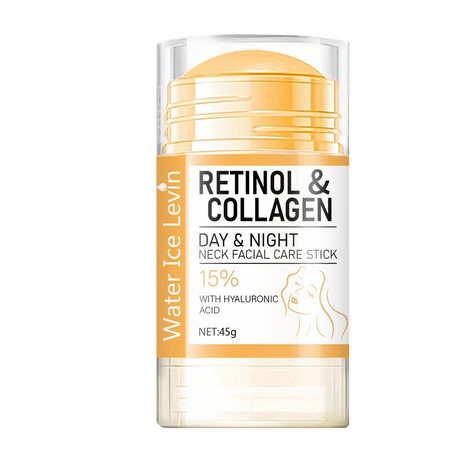 Water Ice Levin Retinol and Collagen skin cream for facial and neck use to hydrate, firm, and brighten skin texture.