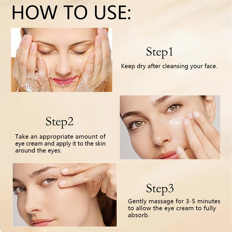 Water Ice Levin Firming Honey Eye Cream for tightening under-eye skin, moisturizing dry areas, and improving daily eye care.