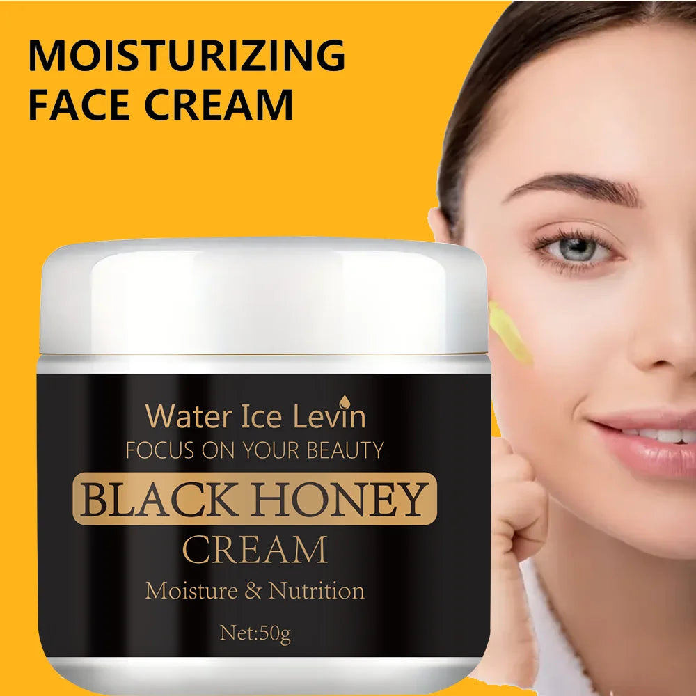 Water Ice Levin honey face cream for facial care, fine line appearance support, and everyday moisturizing use.