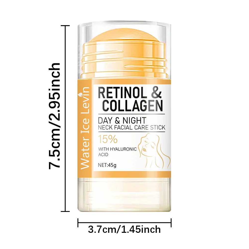 Water Ice Levin Retinol and Collagen neck cream for lifting, firming, and smoothing delicate neck skin.