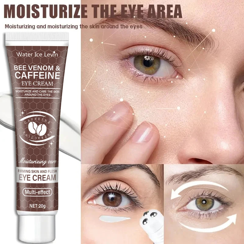 Water Ice Levin moisturizing firming eye cream with caffeine for improving skin elasticity around the eyes.