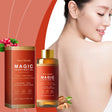 West Month Magic Luxury Body Oil bottle for moisturizing, softening, and daily skin care.