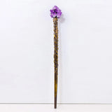 Whimsical Crystal Fairy Wand magic stick for fantasy dress-up, party costumes, and decorative display.