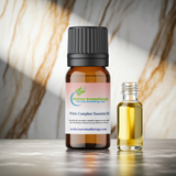 White Camphor Essential Oil bottle for aromatherapy, relaxation, and air-freshening diffuser blends.
