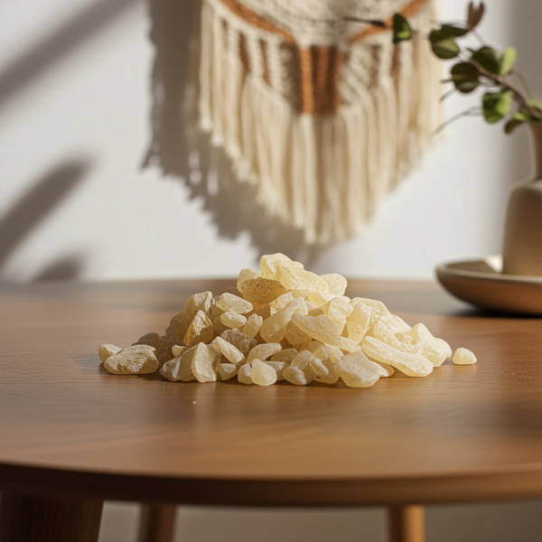 White Copal Resin Incense 1 oz resin incense for spiritual cleansing, meditation, and ceremonial use.