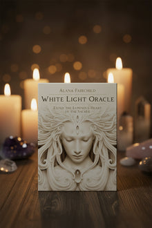 White Light Oracle deck sample card, set A