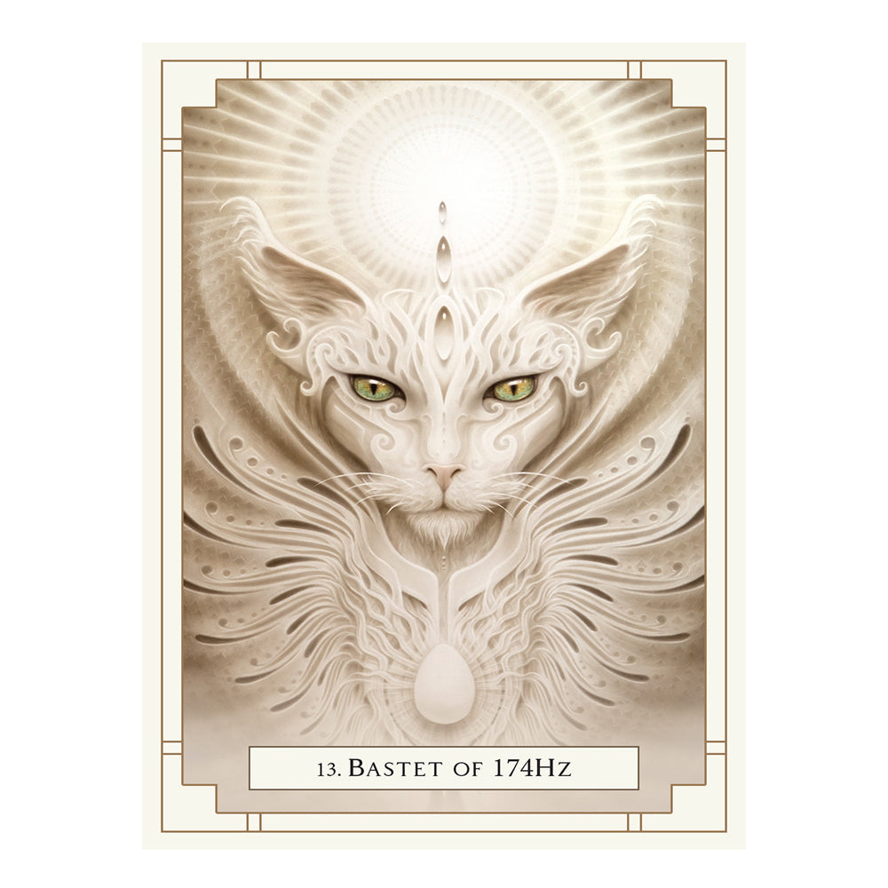 White Light Oracle deck sample card, set C