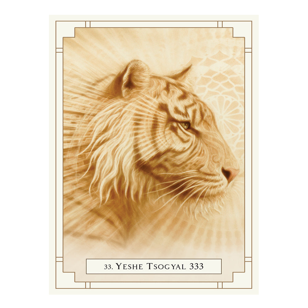 White Light Oracle deck sample card, set F